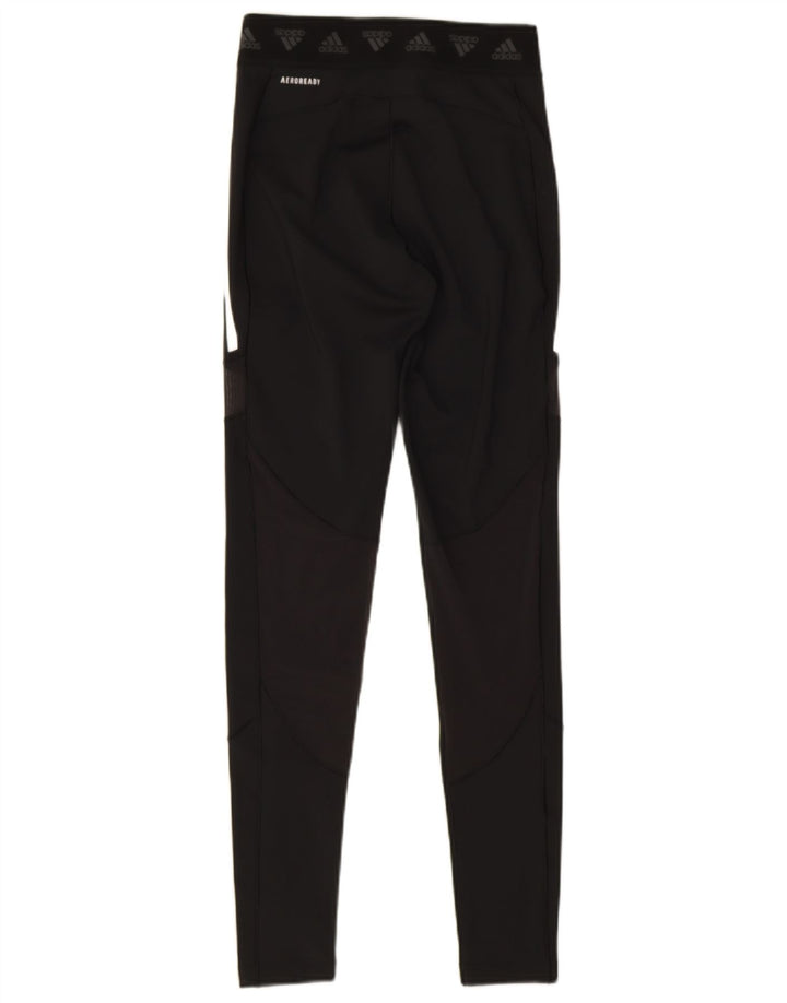 Adidas ženske Aeroready tajice UK 8/10 male crne poliesterske
