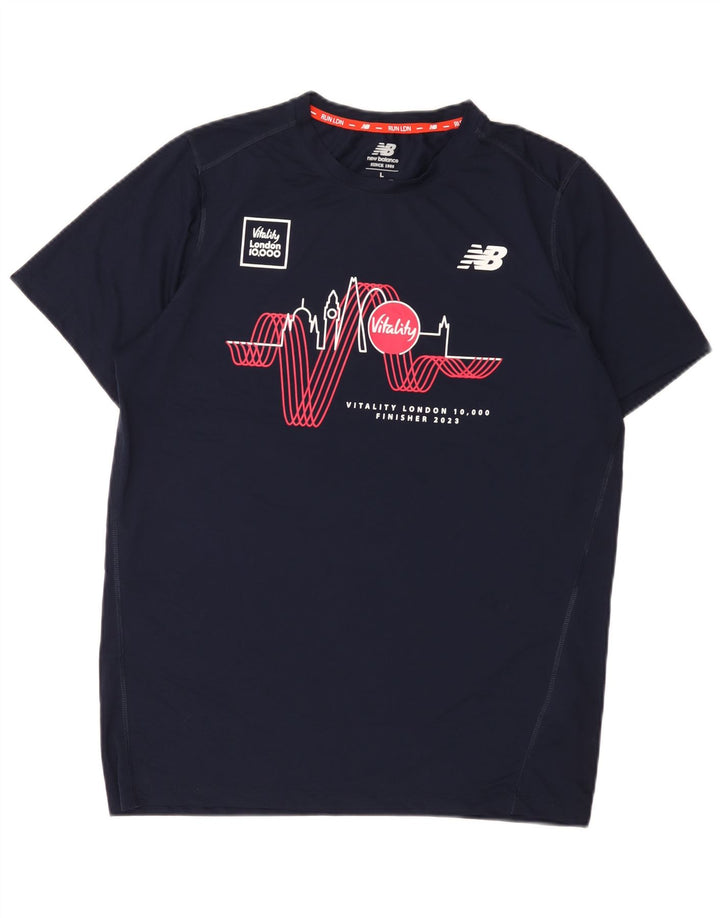 New Balance velika majica s grafičkim motivima od poliestera