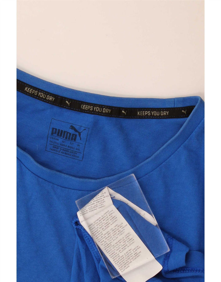 Puma muška majica s grafičkim motivima 2XL plavi pamuk
