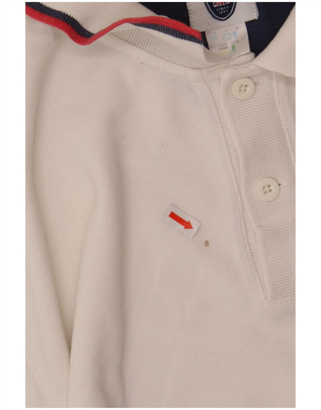 Reebok muška polo majica Large White Cotton
