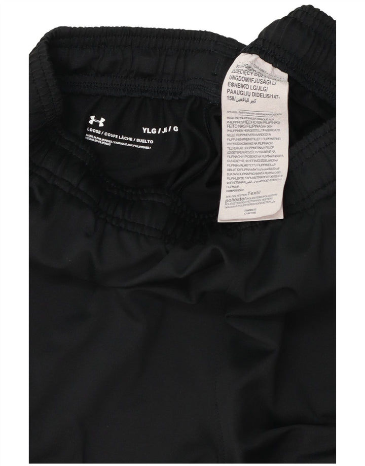 Under Armour Trenirke za dječake 11-12 godina velike crne poliesterske hlače