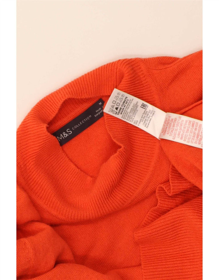 Marks & Spencer ženski džemper s kornjačičastim ovratnikom UK 14 srednje narančasta