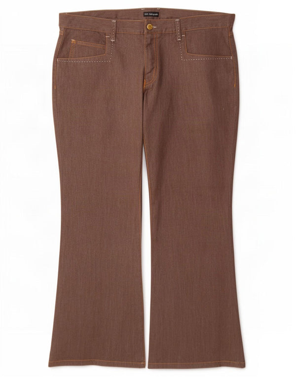 Marks & Spencer Ženske autograph ležerne hlače UK 18 XL W38 L29 Smeđe