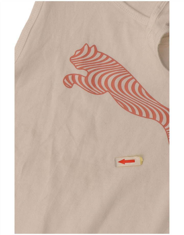 Puma ženski gornji dio prsluka s grafičkim motivima UK 18 XL bijeli