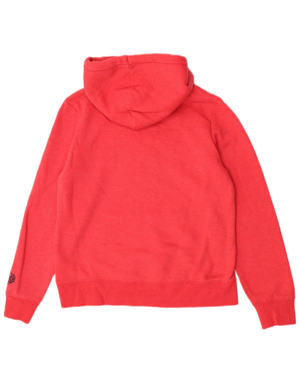 Superdry ženska majica s kapuljačom s kapuljačom UK 14 srednje crvene boje