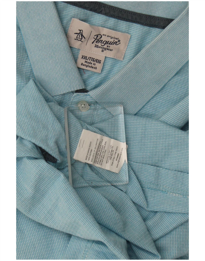 Penguin muška polo majica 2XL plavi pamuk