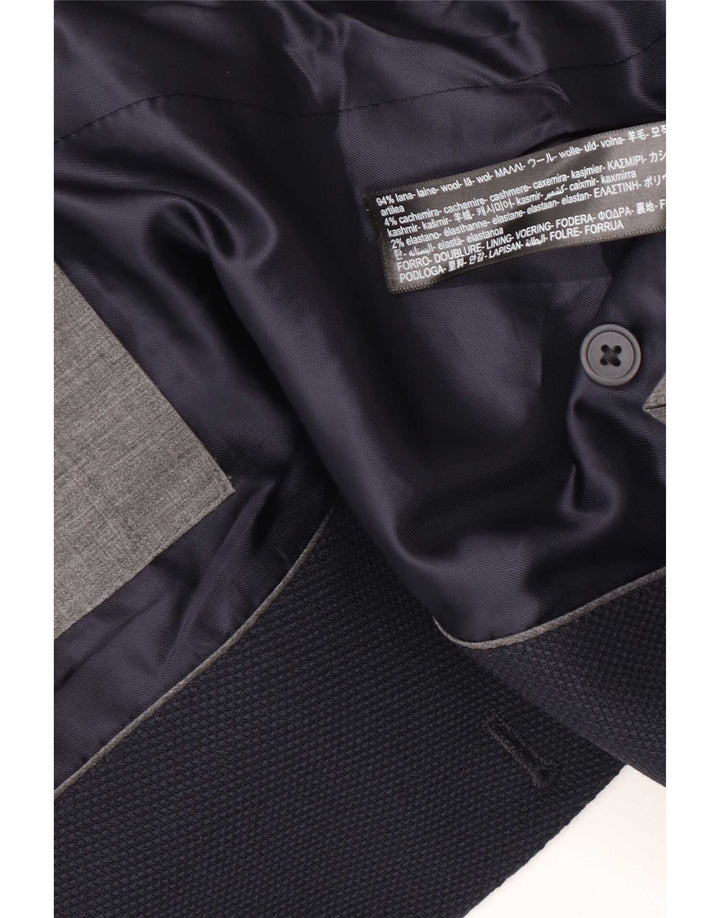 Massimo Dutti muška jakna s 2 gumba EU 50 srednje tamnoplava vuna