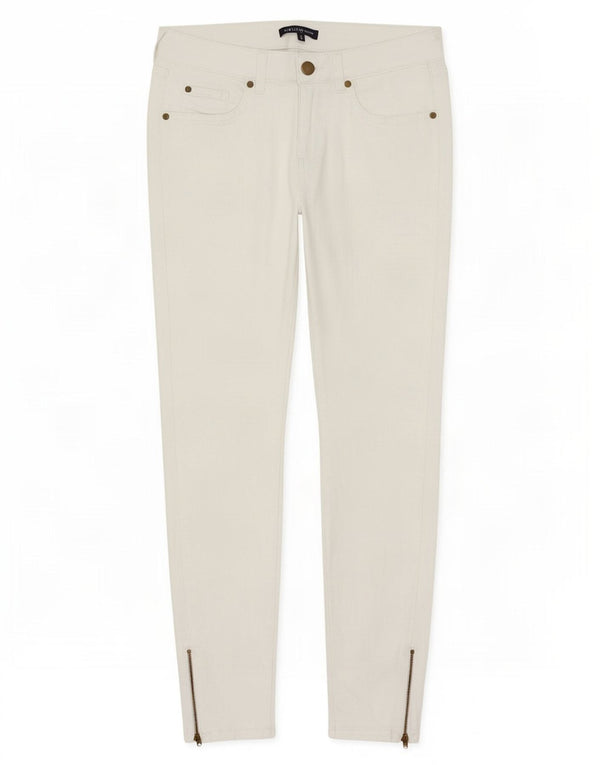 Marks & Spencer Womens Limited Edition Slim Jeans UK 10 Small W27 L27 Bijela