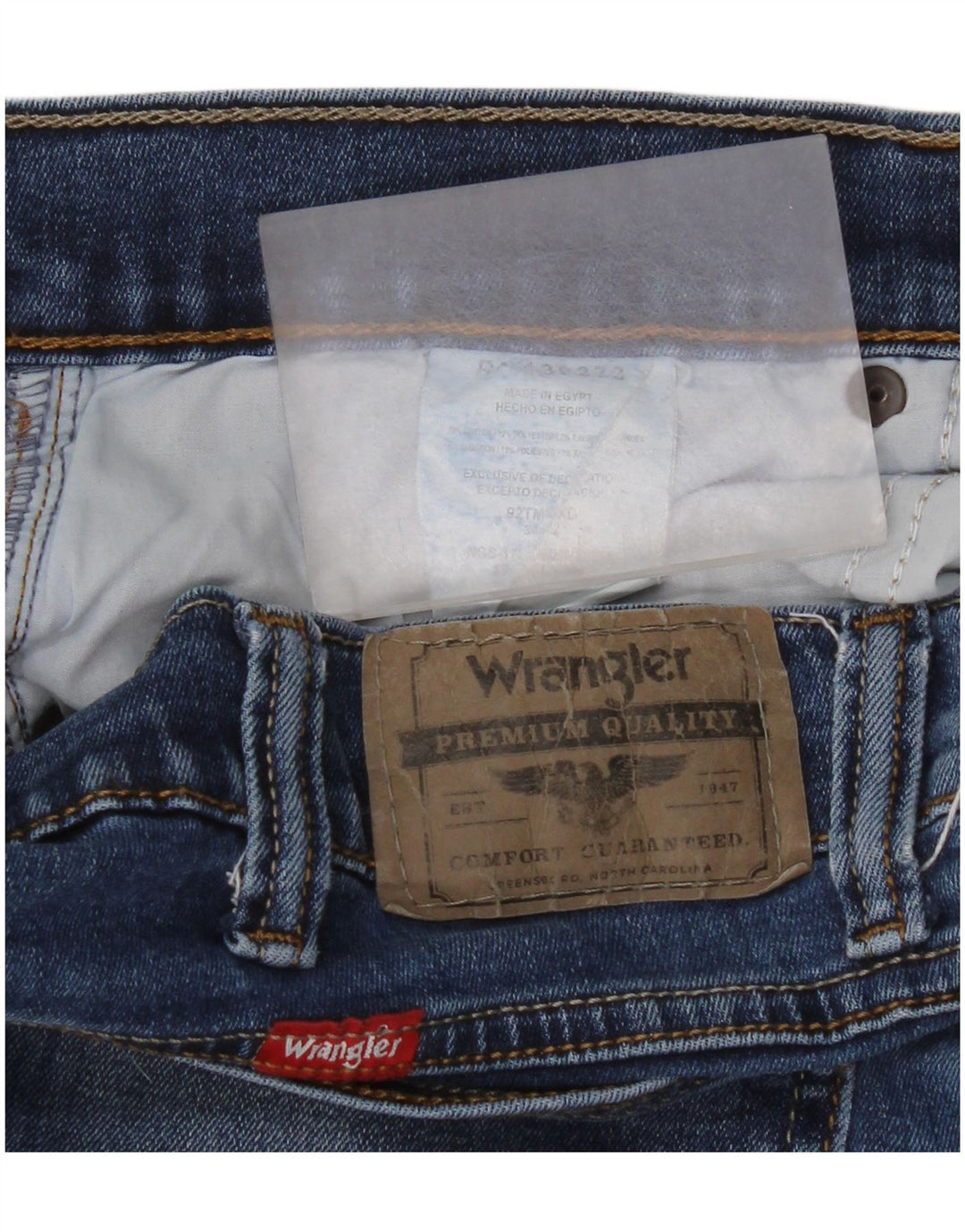 Wrangler ženske ravne traperice 34 L32 plavi pamuk