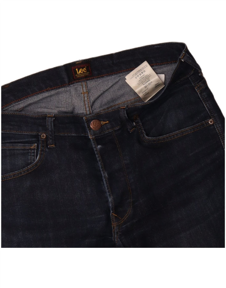 Lee Mens Daren Straight Jeans W32 L30 Plavi pamuk