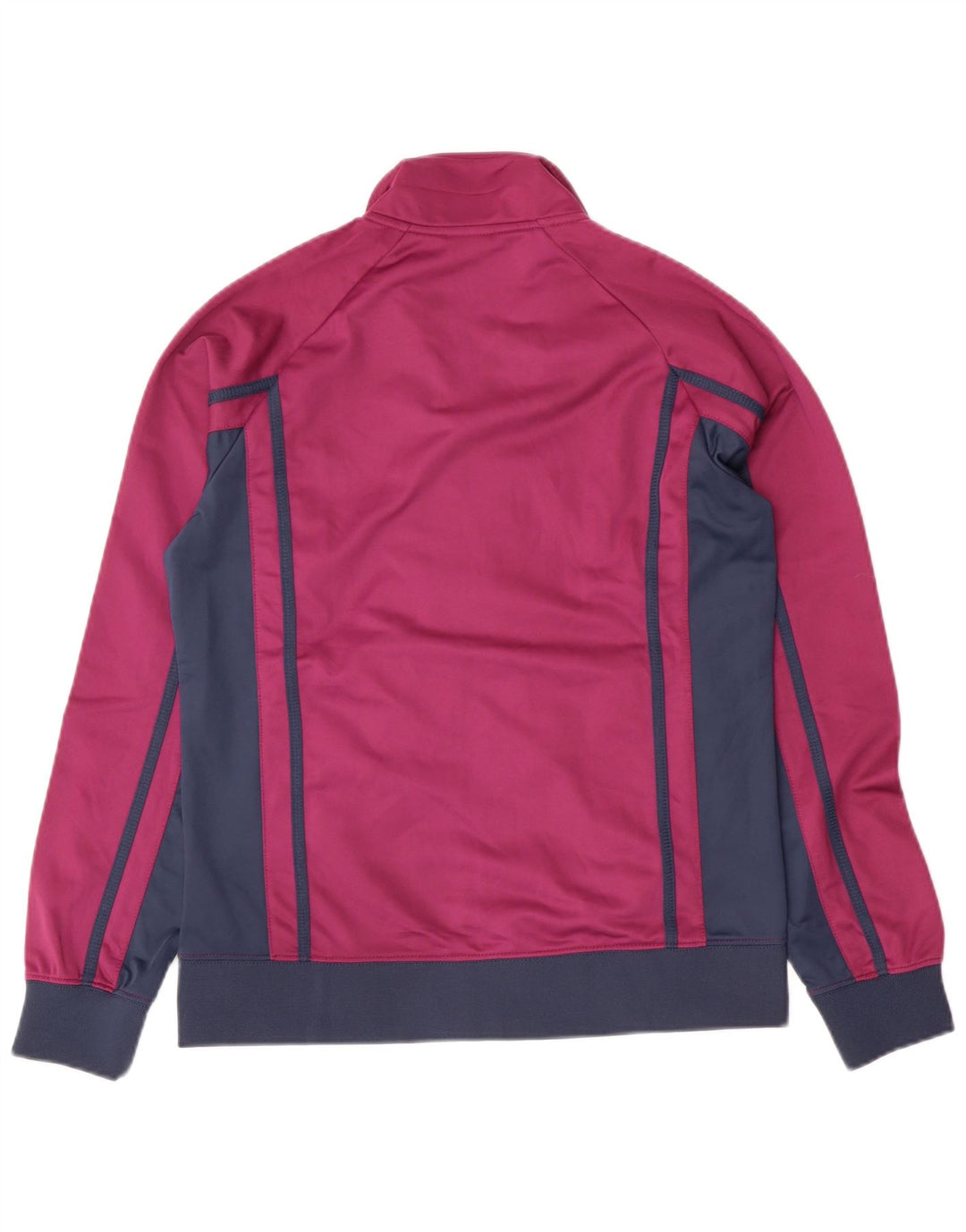 ASICS ženska gornja jakna za trenirku UK 14 Large Purple Colourblock Poliester