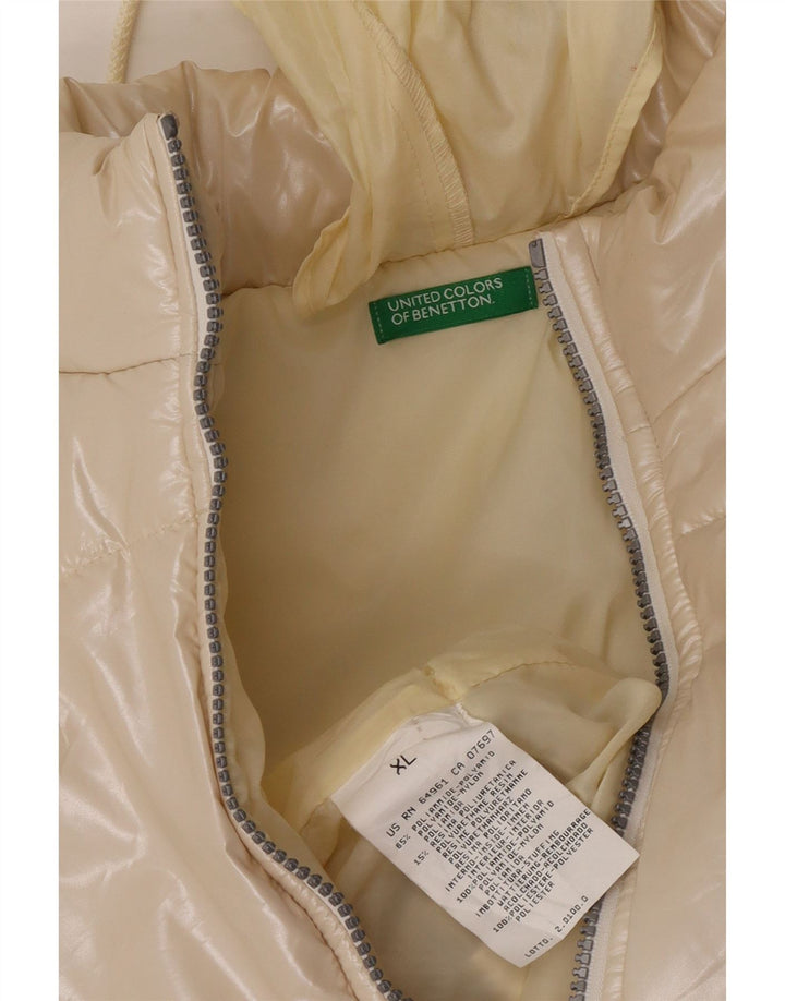 Benetton ženska podstavljena jakna UK 18 XL bež poliamid