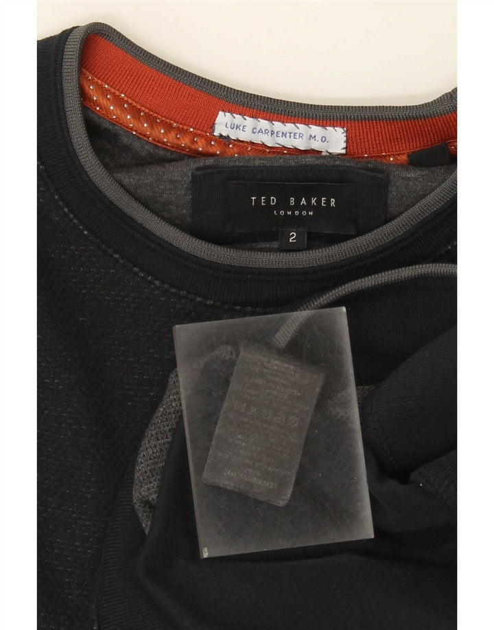 Ted Baker muški džemper veličine 2 mali tamnoplavi kockica