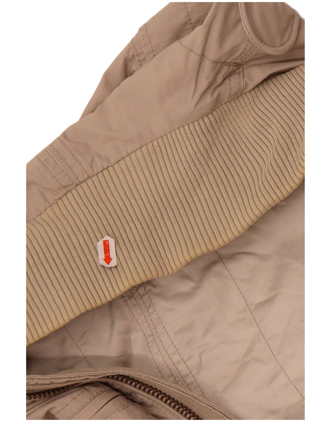 TIMBERLAND Mens Slim Fit Bomber Jacket UK 40 Large Grey Cotton