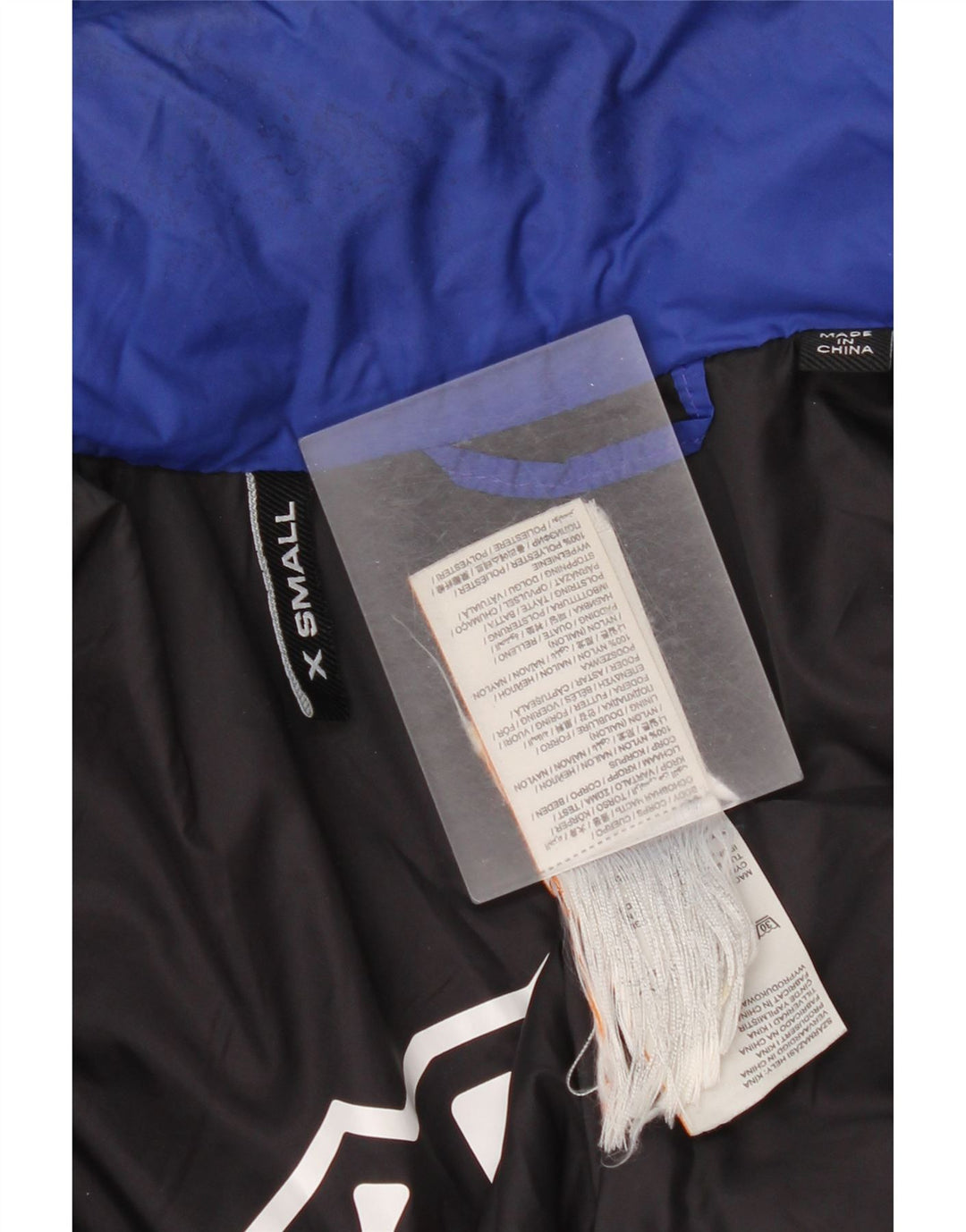 Superdry ženska podstavljena jakna s kapuljačom UK 10 Mali plavi najlon