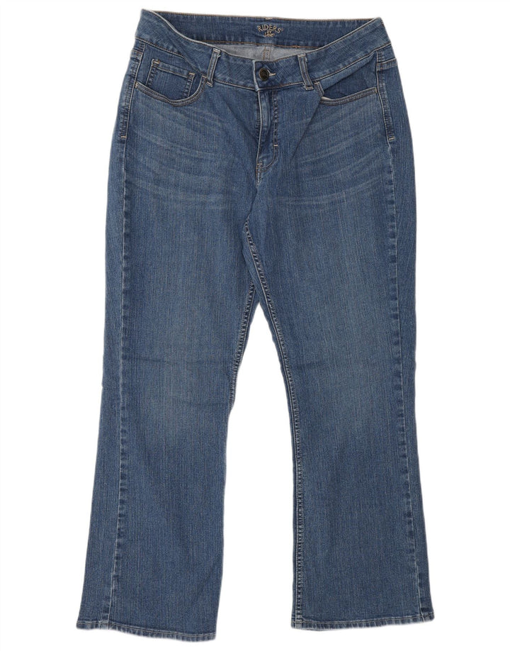 Lee ženske traperice Riders Bootcut US 12 Large W34 L28 plavi pamuk