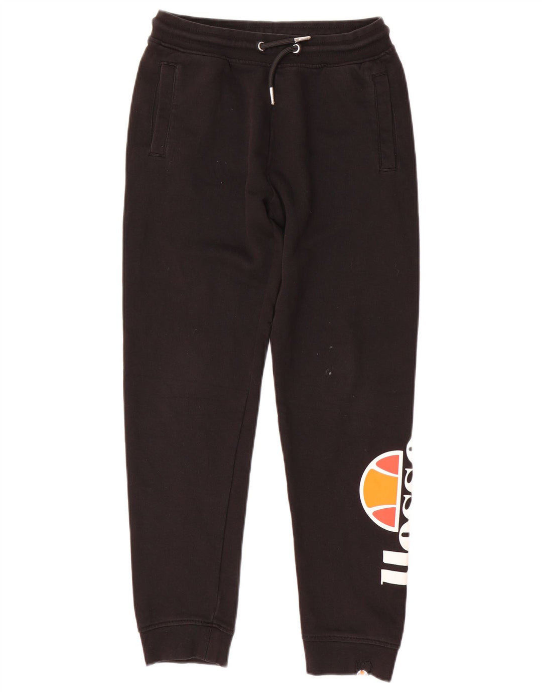 ELLESSE Boys Graphic Trenirka Hlače Joggers 11-12 godina crni pamuk