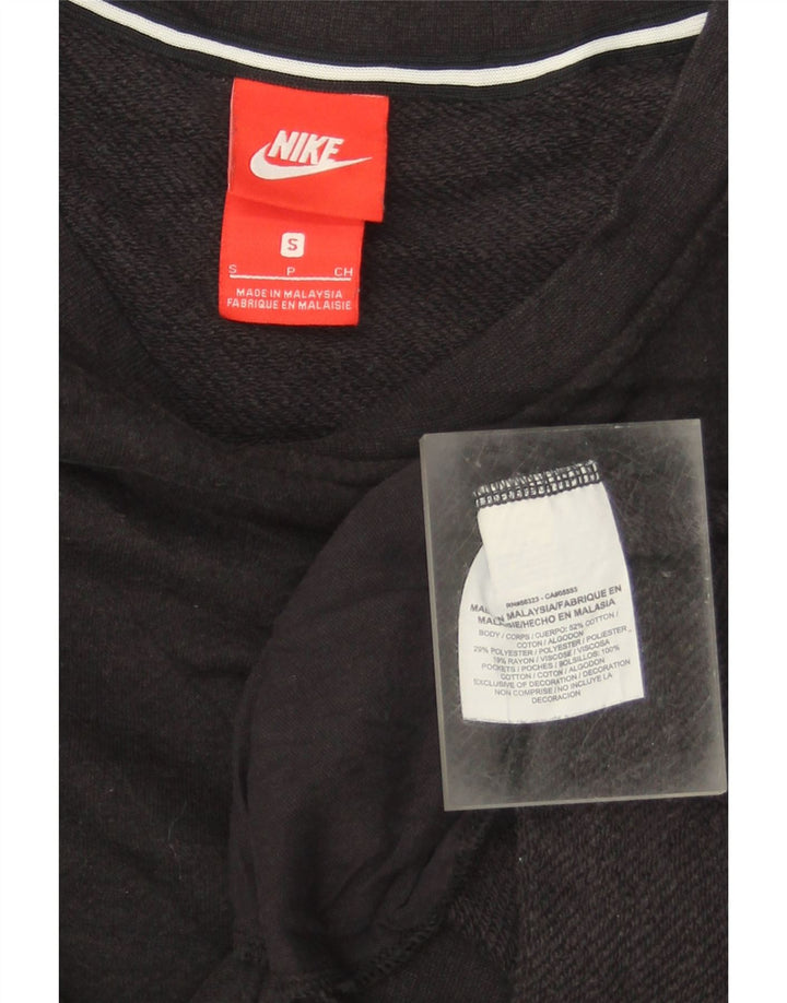 NIKE Mens Sweatshirt Jumper Small Black Cotton Vintage Nike and Second-Hand Nike from Messina Hembry 