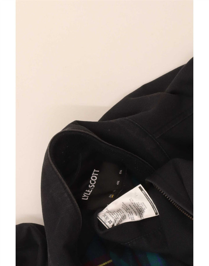 Muška bomber jakna Lyle & Scott UK 44 2XL tamnoplavi pamuk