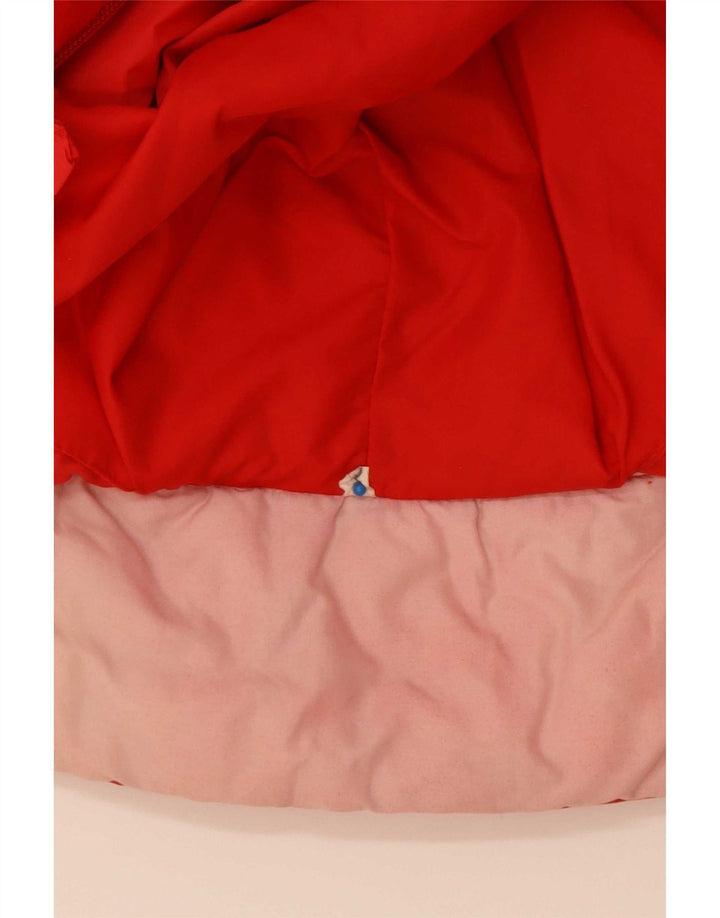 Vintage muška podstavljena jakna s kapuljačom IT 52 XL od poliamida crvene boje