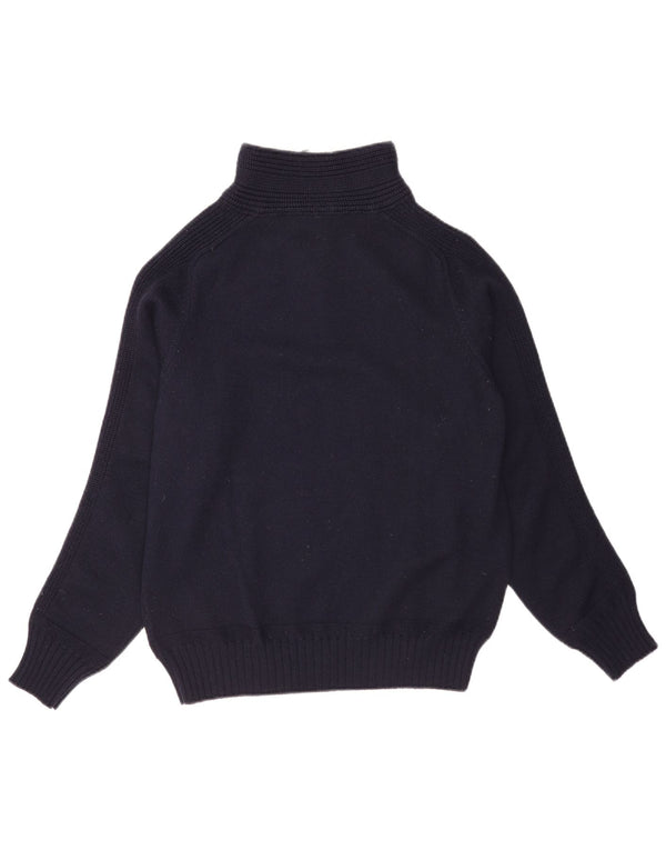 Trussardi ženski džemper s izrezom i patentnim zatvaračem UK 18 XL tamnoplavi
