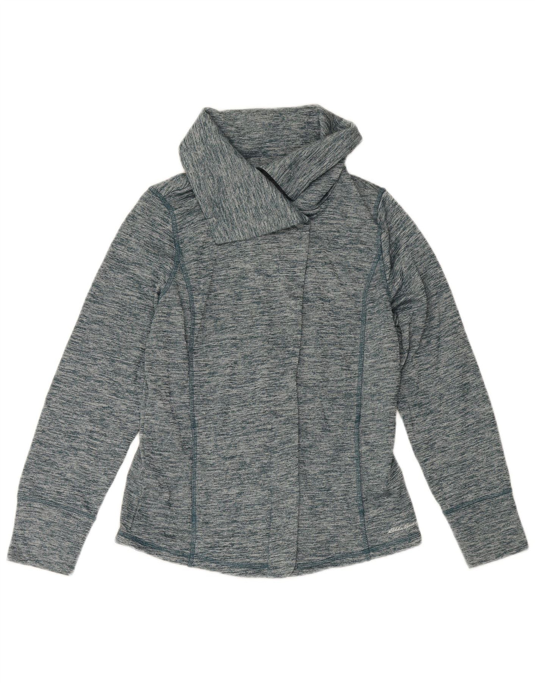 Eddie Bauer ženska gornja jakna trenirke UK 16 veliki plavi flekasti poliester