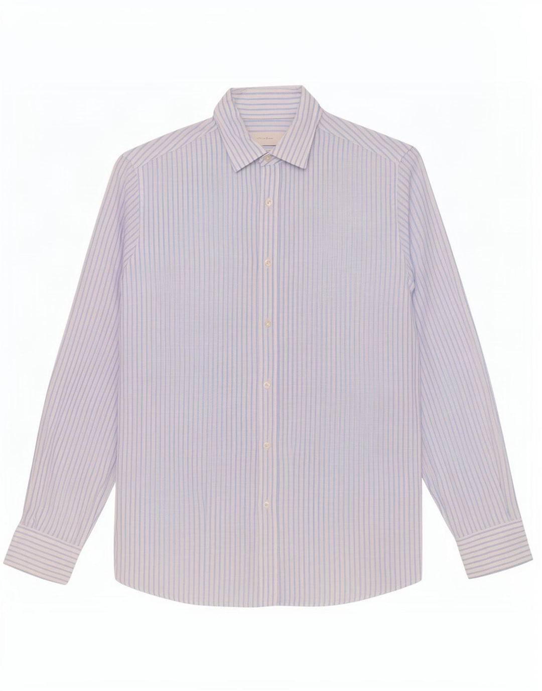 Massimo Dutti Muška košulja Large Blue Pinstripe Lan
