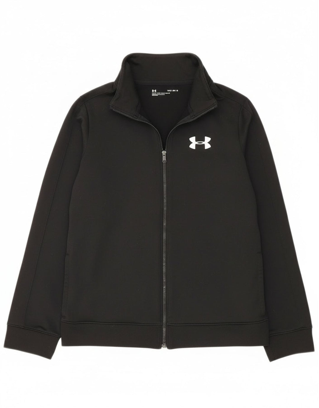 Under Armour Boys Gornja jakna trenirke 11-12 godina veliki crni poliester