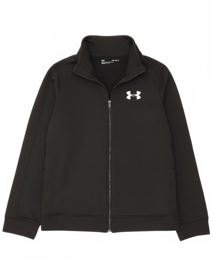 Under Armour Boys Gornja jakna trenirke 11-12 godina veliki crni poliester