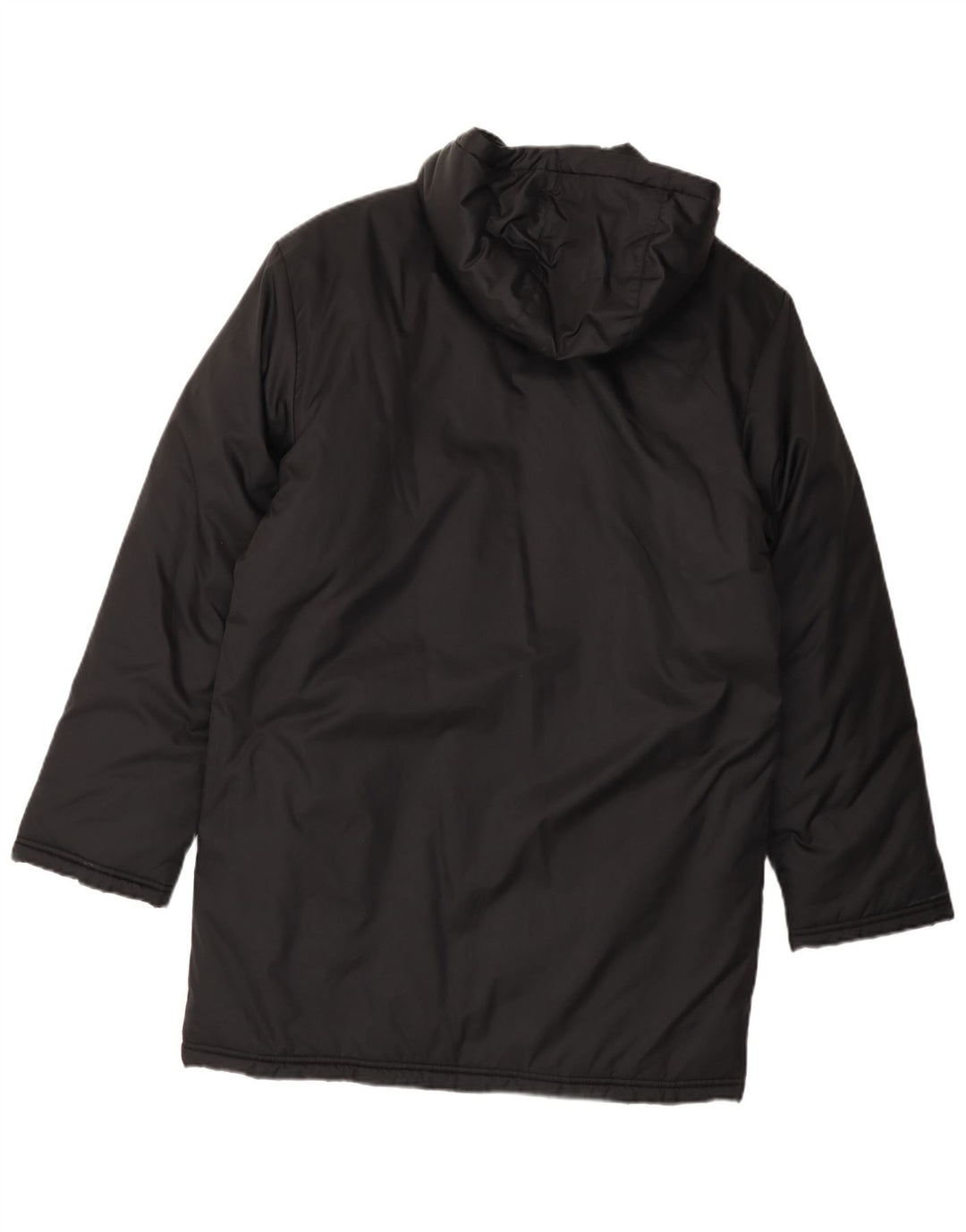 Adidas muški grafički široki podstavljeni kaput UK 36 mali crni najlon