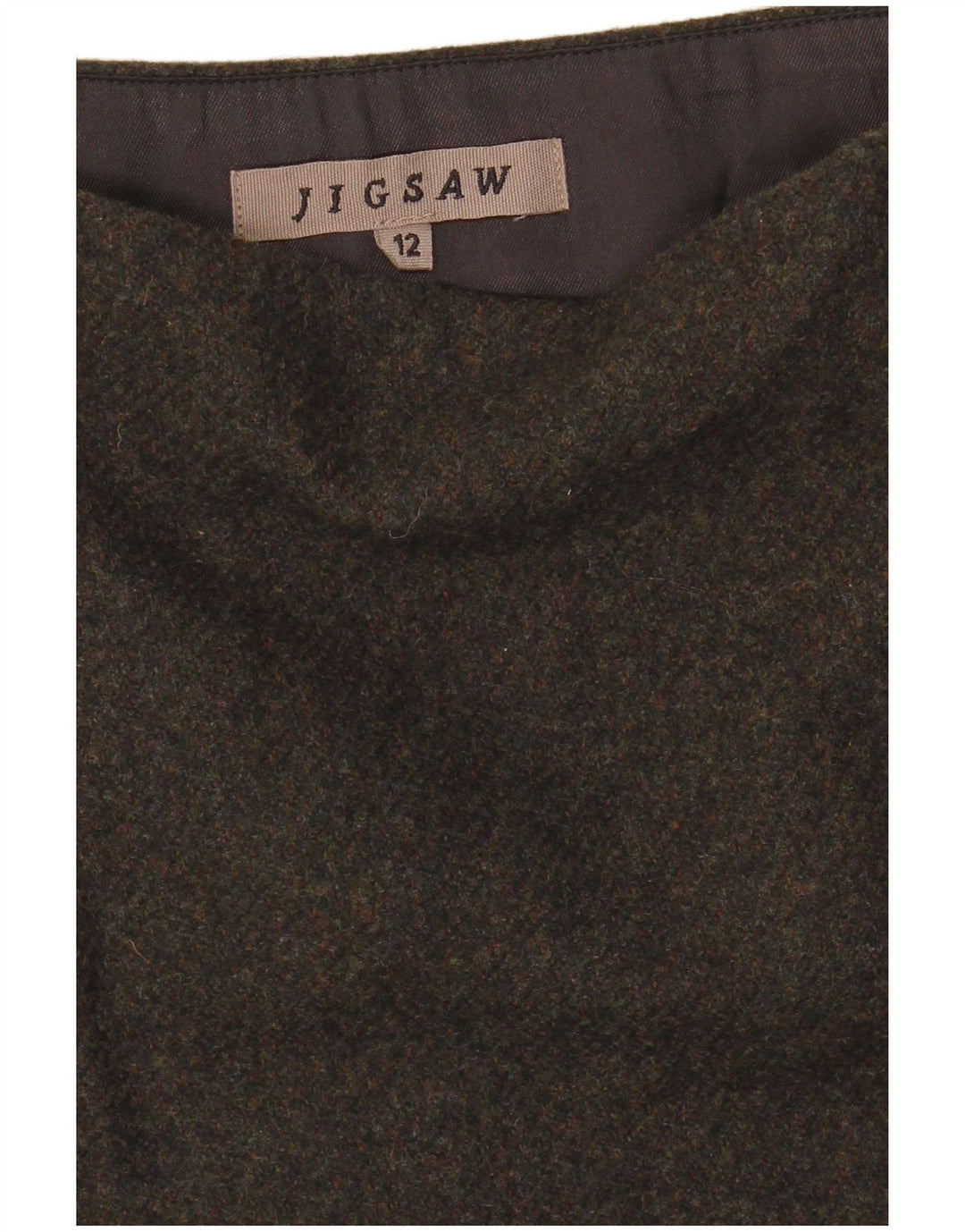 Jigsaw ženska mini suknja UK 12 srednje W31 kaki