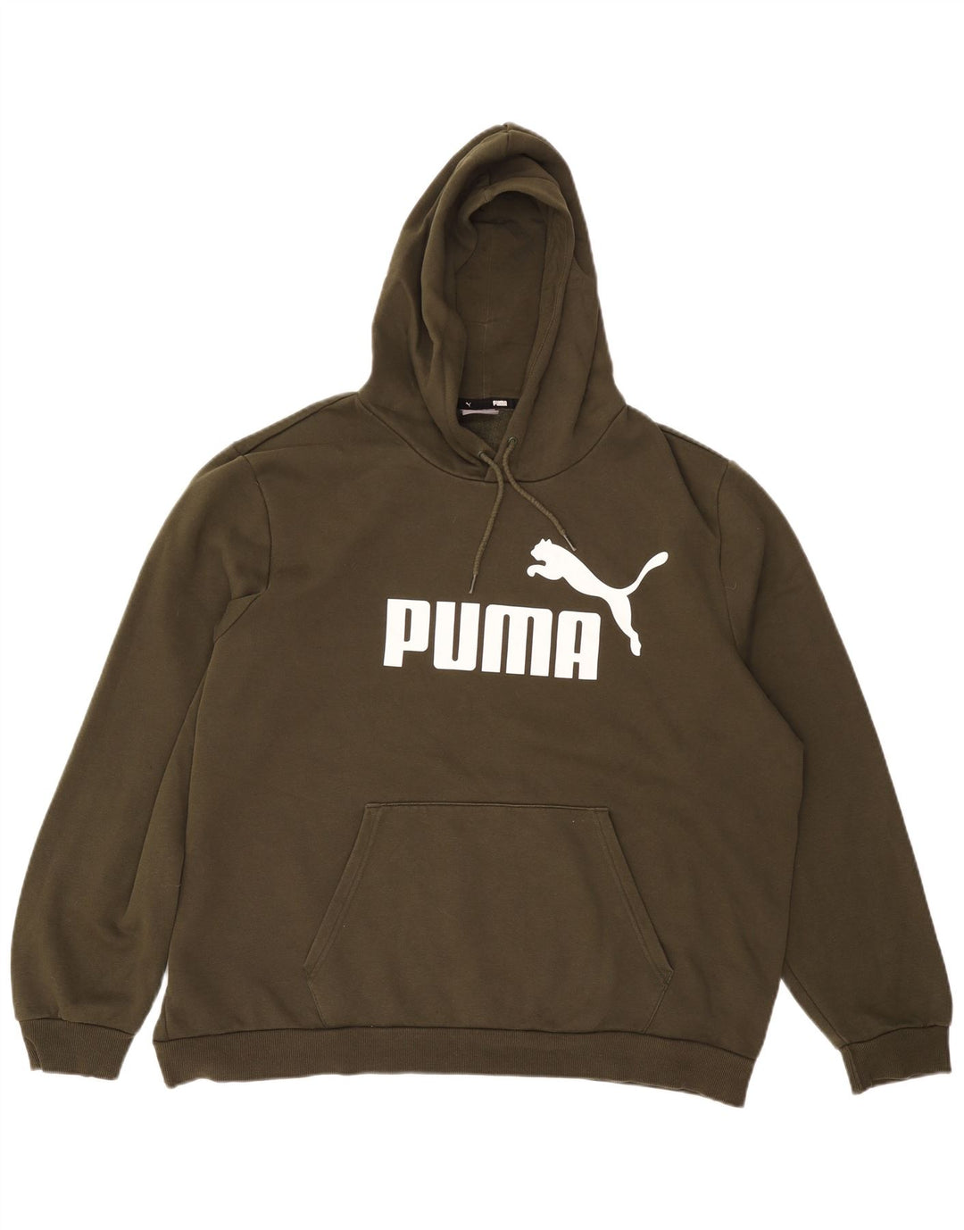 PUMA muška majica s kapuljačom s grafičkim motivima 2XL kaki pamuk