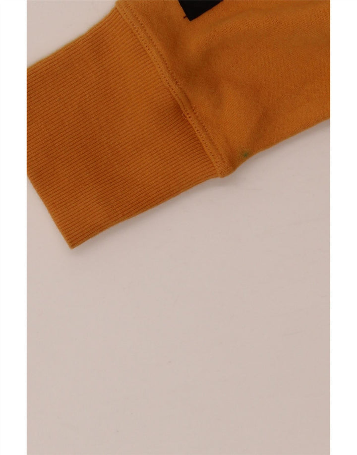 CALVIN KLEIN Ženska prevelika kratko majica s kapuljačom UK 10 Mala žuta