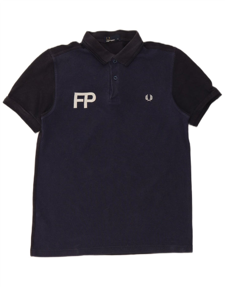 Fred Perry muška grafička polo majica srednje tamnoplave boje, pamuk