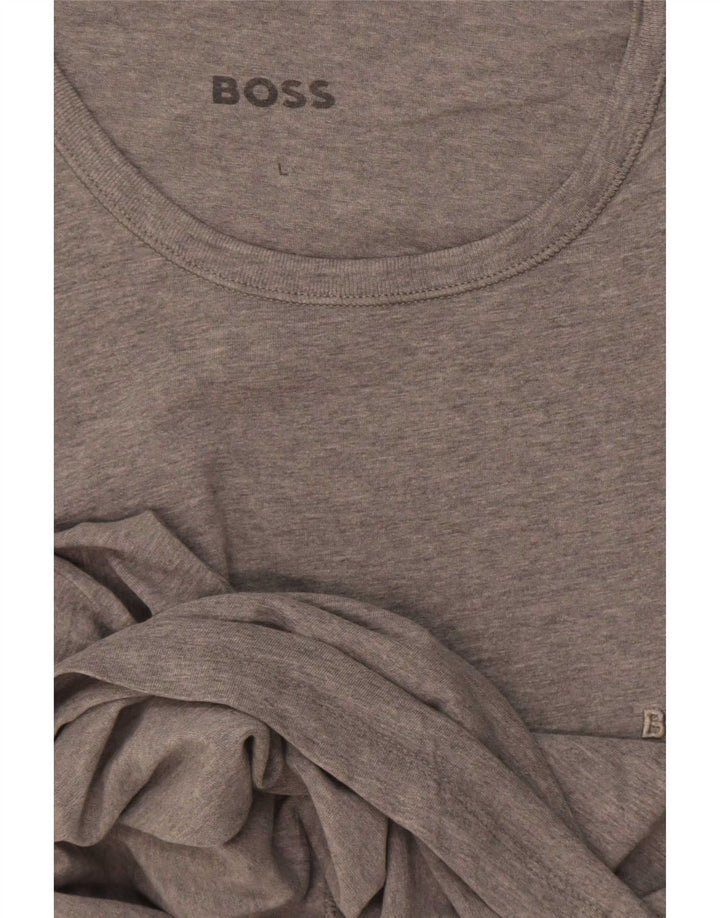 Muška majica kratkih rukava Hugo Boss Large Grey Flected