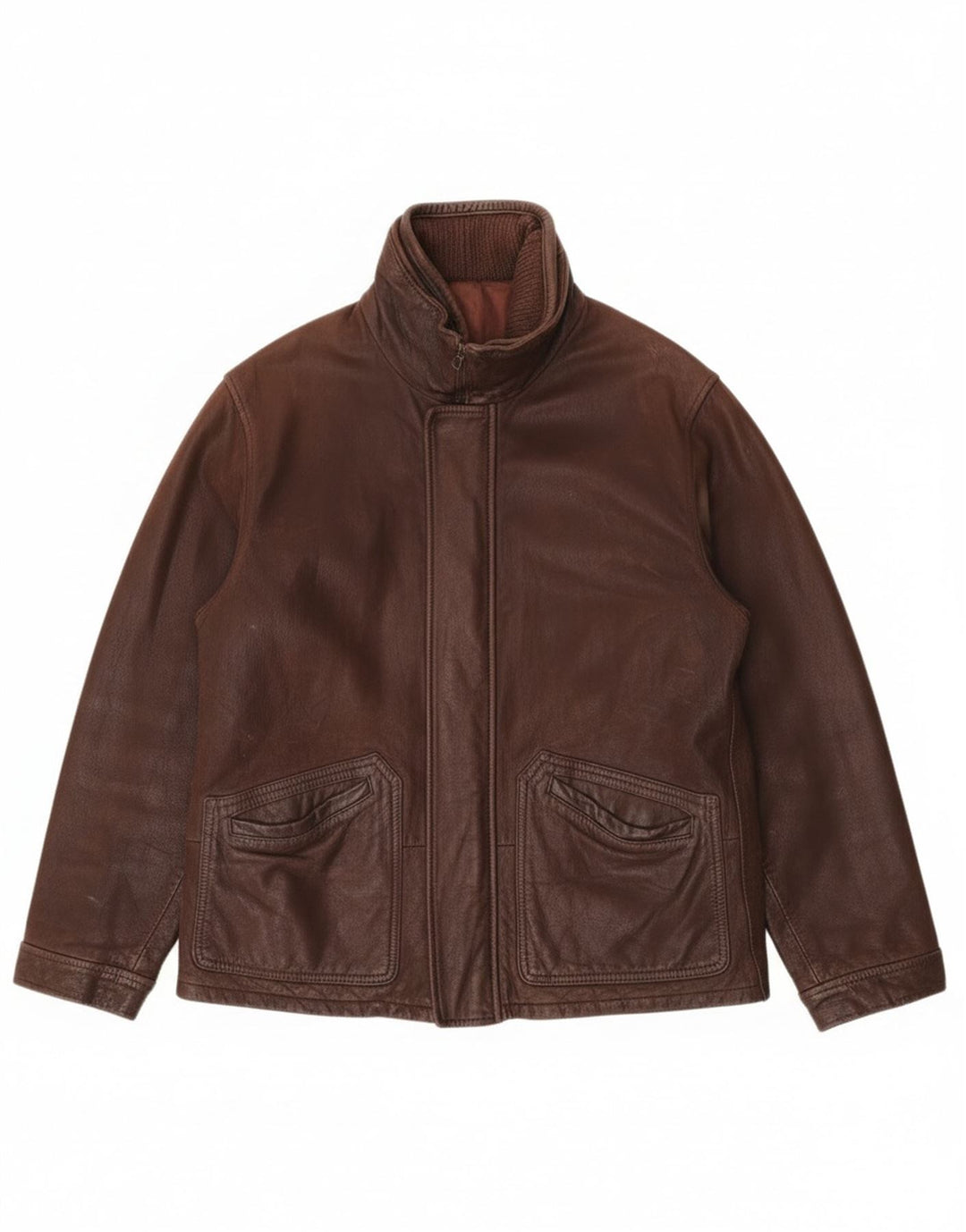 Vintage muška kožna jakna IT 50 Large Brown Leather