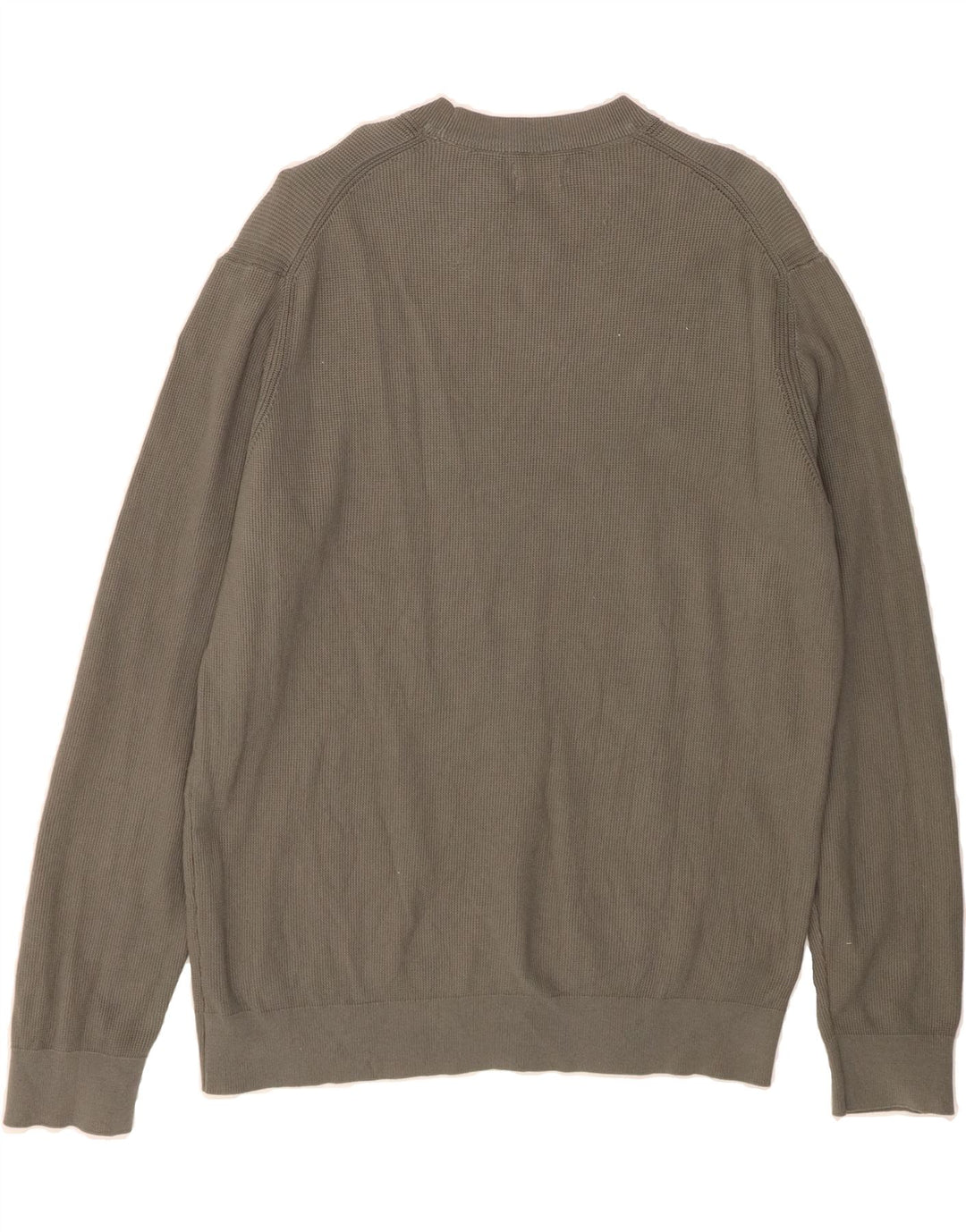 MASSIMO DUTTI Mens Crew Neck Jumper Sweater XL Grey Cotton Vintage Massimo Dutti and Second-Hand Massimo Dutti from Messina Hembry 