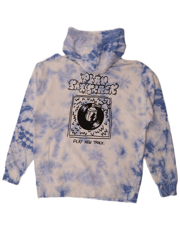Zara Boys Graphic Hoodie Džemper 13-14 godina Blue Tie Dye Pamuk