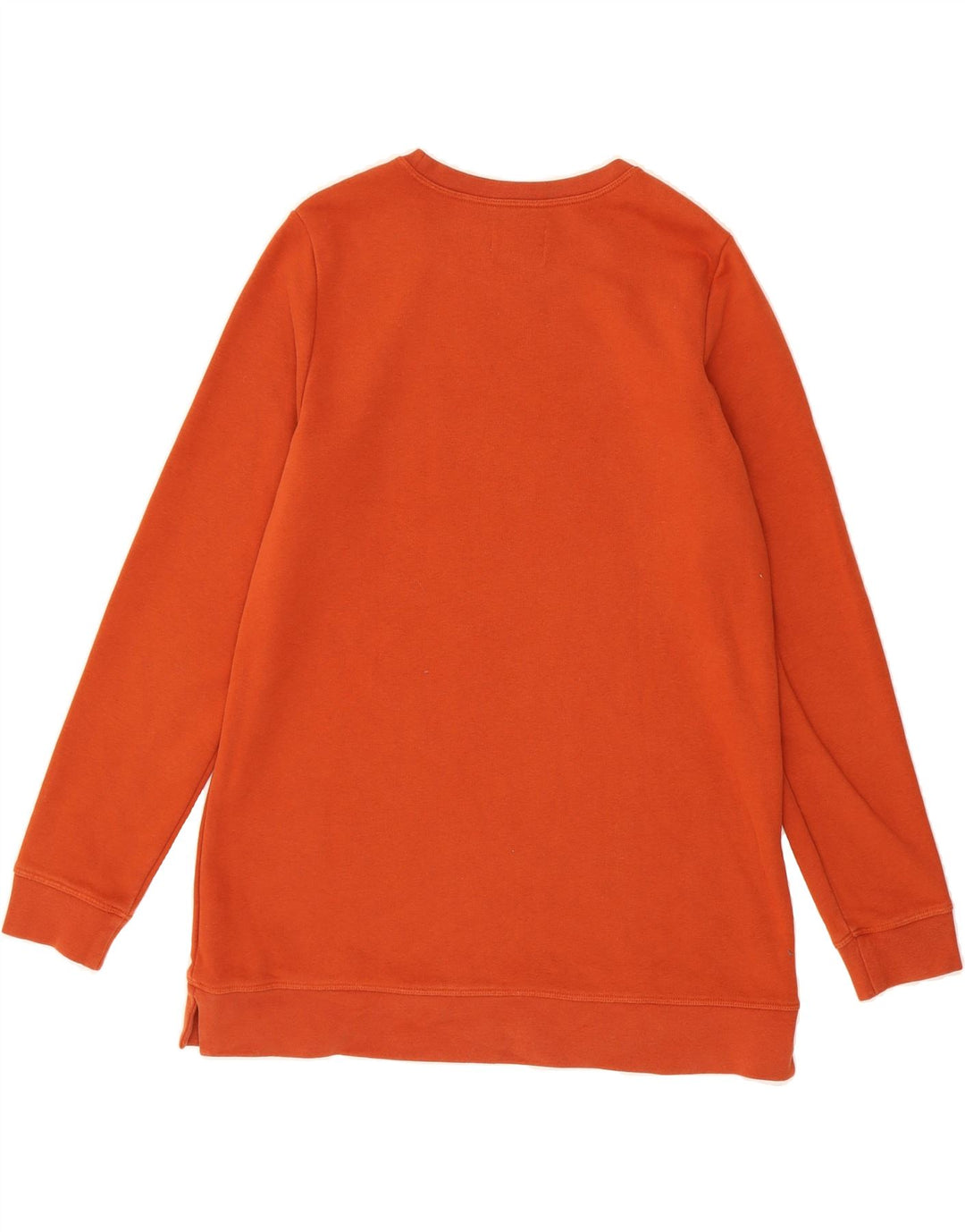 LANDS END Mens Sweatshirt Jumper Medium Orange Cotton Vintage Lands End and Second-Hand Lands End from Messina Hembry 