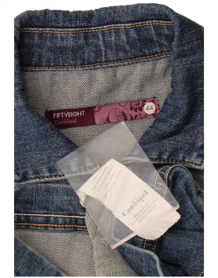 CONBIPEL Girls 3/4 Sleeve Denim Jacket 13-14 Years Blue Cotton