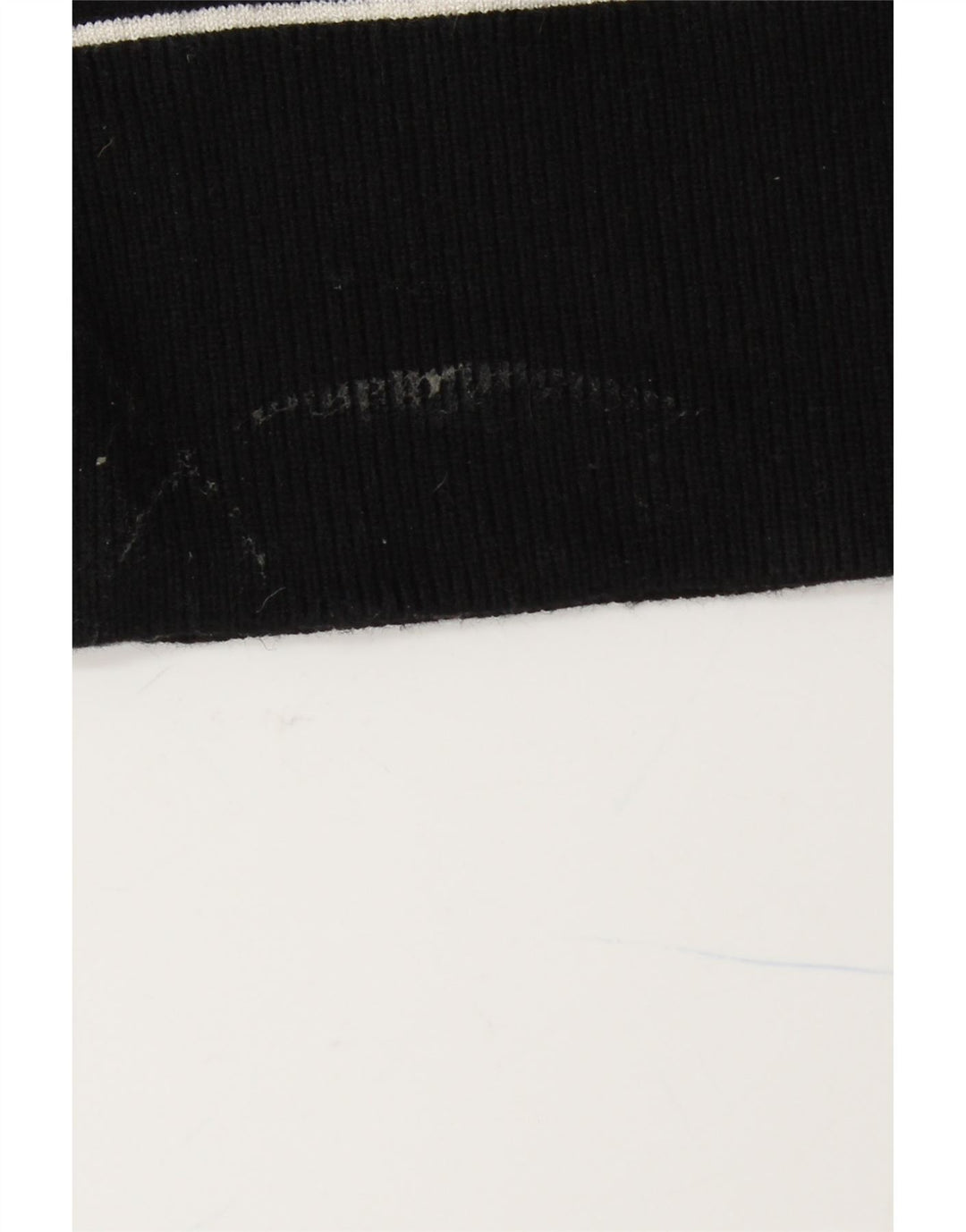 ZARA ženska džemper haljina dugih rukava UK 18 XL crna prugasta viskoza