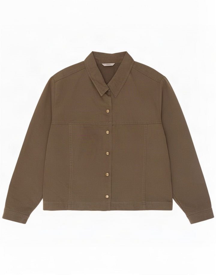 Ženska bomber jakna Marks & Spencer UK 22 2XL smeđi liocel
