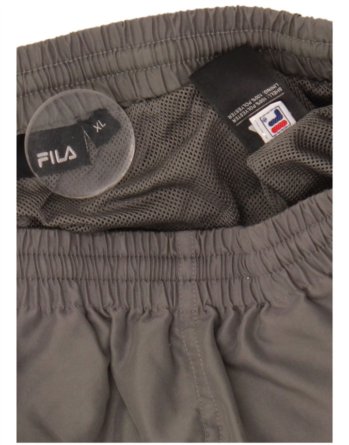 Fila muške sportske kratke hlače XL sivi poliester