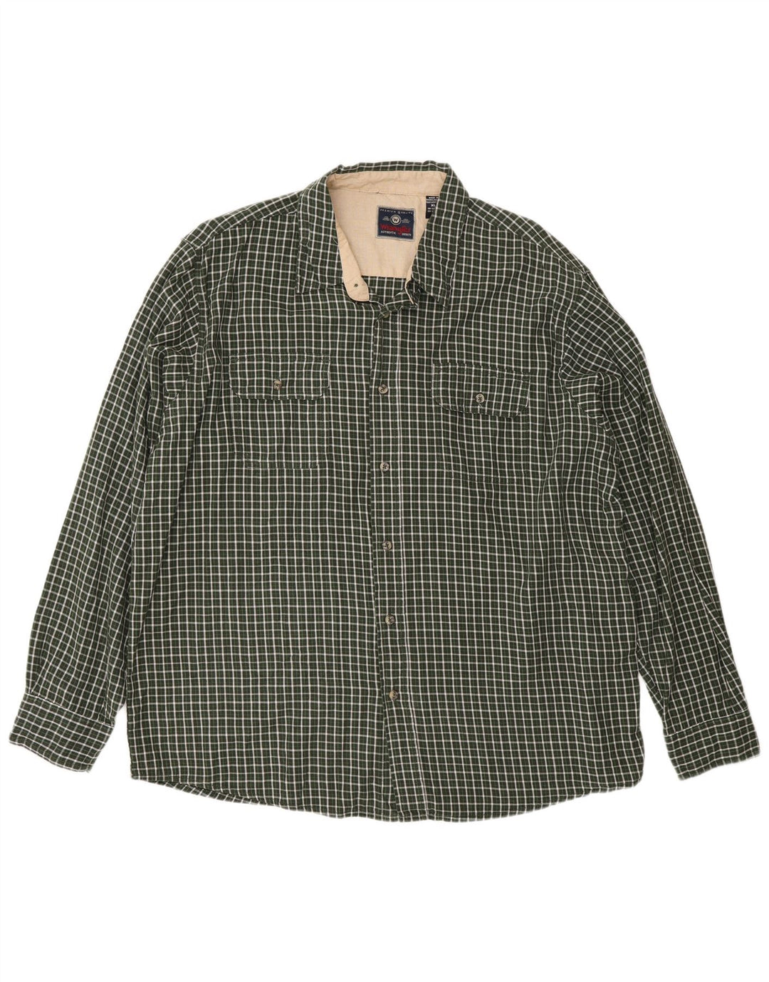 Wrangler muška flanelska košulja XL zeleni karirani