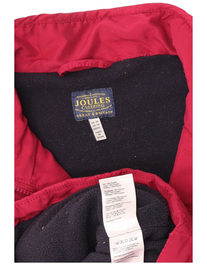 Joules ženska prošivena jakna UK 16 velika ružičasta poliester