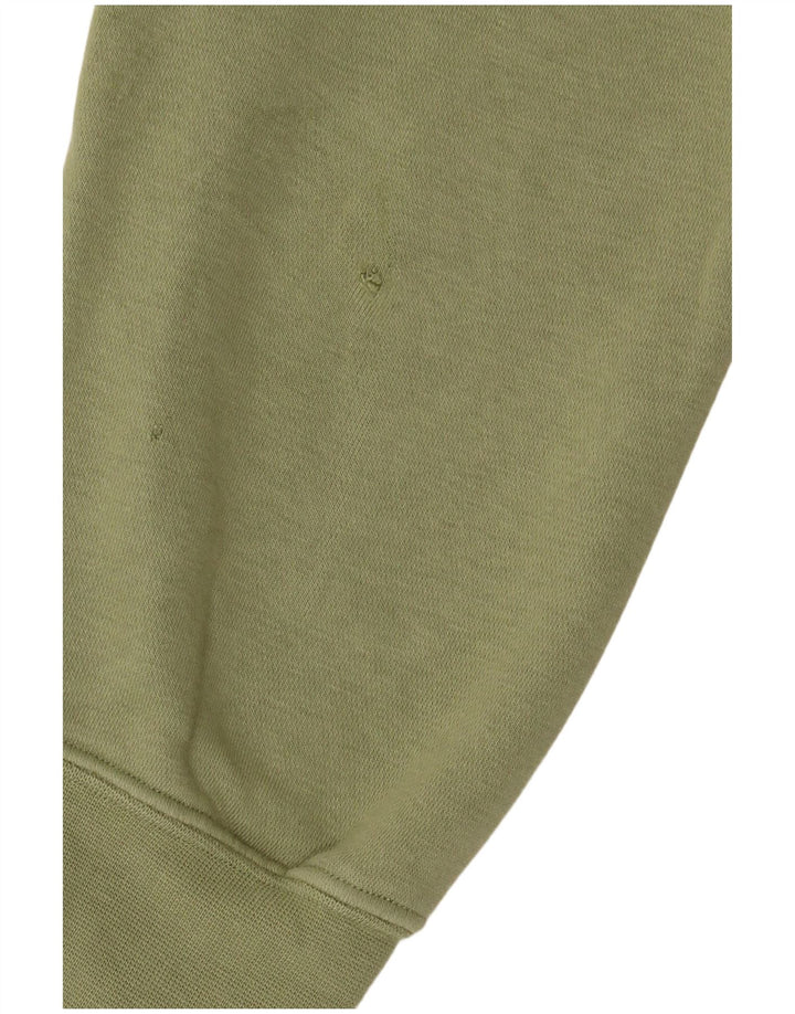 Nike muška majica s izrezom s patentnim zatvaračem XL, zeleni pamuk