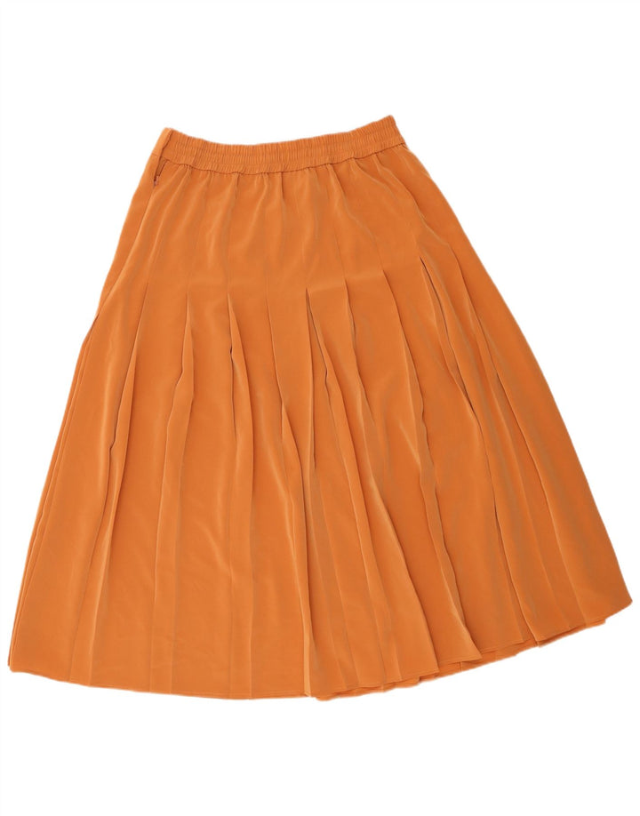 Jacques Vert ženska plisirana suknja UK 16 velika W34 smeđi poliester