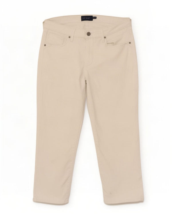 Levi's Ženske Demi Curve Classic Fit Capri Jeans US 10 Large W30 L20 Bijele
