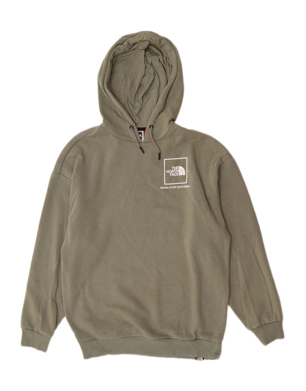 The North Face Ženska majica s kapuljačom s kapuljačom UK 16, veliki kaki pamuk