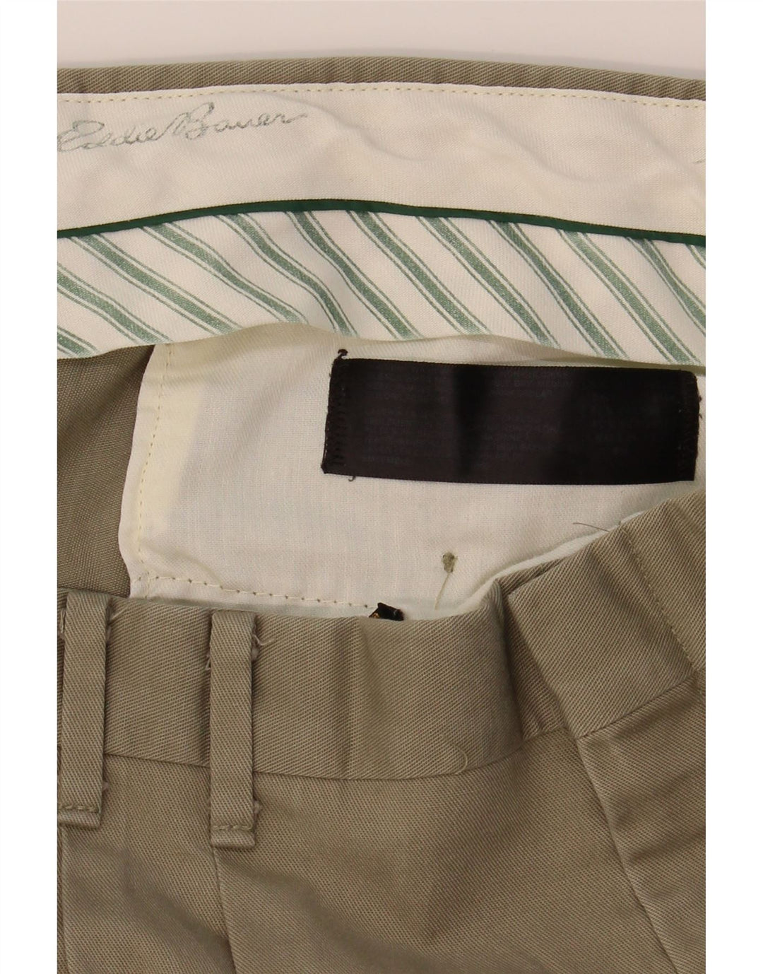 EDDIE BAUER Mens Pegged Chino Trousers W34 L30 Beige Vintage Eddie Bauer and Second-Hand Eddie Bauer from Messina Hembry 